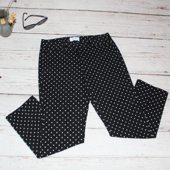 Elle Polka Dot Skinny Ankle Pants - Picture 13 of 13
